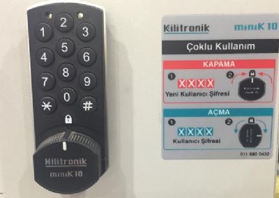 Tuşlu Kabin Kilit Tuşlu Kabin Kilit