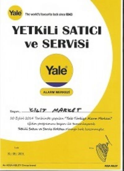 Yale Kilit Seminer ve Eğitim Belgeleri