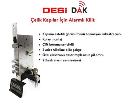 Desi Dak Alarmlı Kapı Kilit